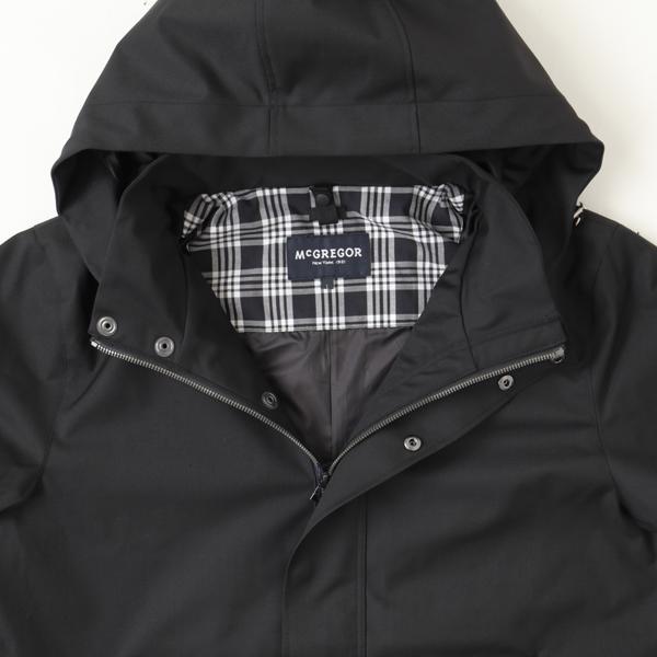 10％OFF　McGREGOR マクレガー 111116605 ビジネス＆カジュアル ハーフジャケット 39）Black ポリエステル70％　綿30％の画像