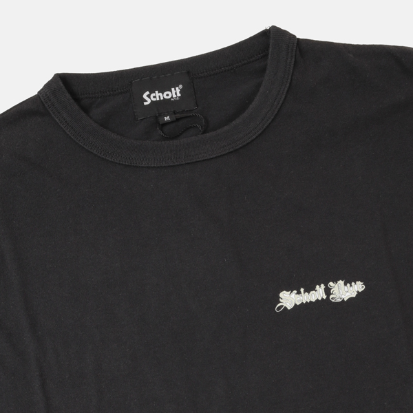 Schott ショット 782-6234003 クオリティ・オーバー・クオンティティ 半袖Tシャツ ロゴ  メンズ トップス の画像