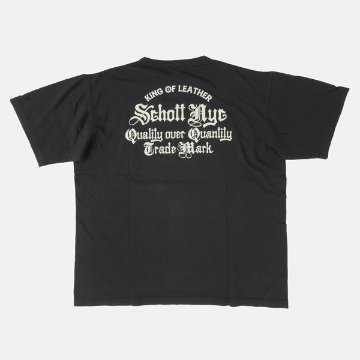 Schott ショット 782-6234003 クオリティ・オーバー・クオンティティ 半袖Tシャツ ロゴ  メンズ トップス の画像