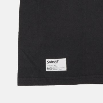 Schott ショット 782-6234003 クオリティ・オーバー・クオンティティ 半袖Tシャツ ロゴ  メンズ トップス の画像