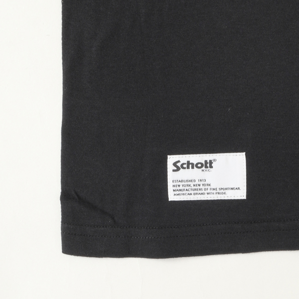 Schott ショット 782-6234005 CIRCLE LOGO/サークルロゴ Tシャツ 半袖Tシャツ ロゴ  メンズ トップス の画像