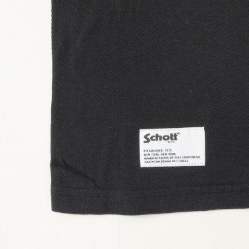 Schott ショット 782-6234005 CIRCLE LOGO/サークルロゴ Tシャツ 半袖Tシャツ ロゴ  メンズ トップス の画像