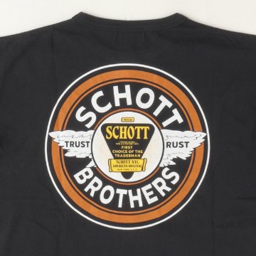Schott ショット 782-6234005 CIRCLE LOGO/サークルロゴ Tシャツ 半袖Tシャツ ロゴ  メンズ トップス の画像