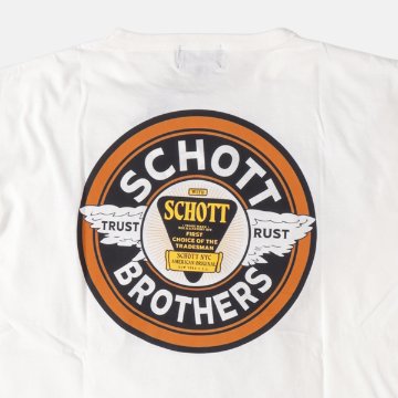Schott ショット 782-6234005 CIRCLE LOGO/サークルロゴ Tシャツ 半袖Tシャツ ロゴ  メンズ トップス の画像