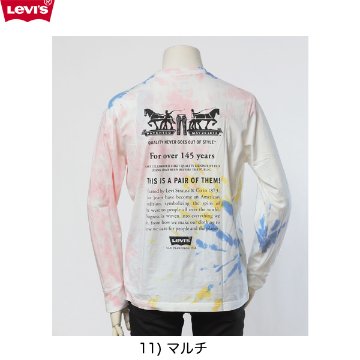 リーバイス(LIVI'S )  ロングスリープTシャツ　79664-00　11）ダイダイ染めの画像