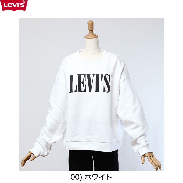 Lady LEVIS(リーバイス)　グラフィック90’S　SERIF　LOGO　スウェットシャツ　85283-00　トレーナー画像