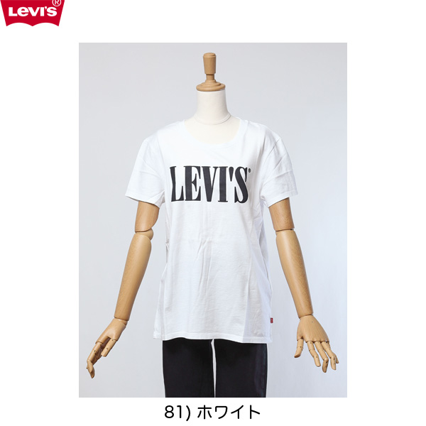 Lady LEVIS(リーバイス)　グラフィック90’Sロゴ　パーフェクトTシャツ　17369-07の画像