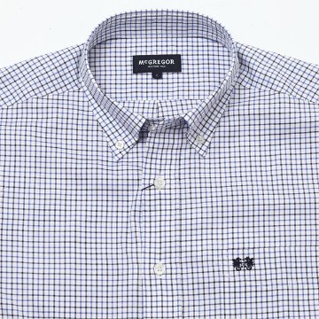 McGREGOR オックスチェックBDシャツ　ストライプ、チェック　117170101画像
