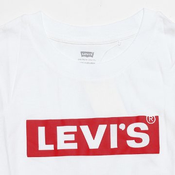 Lady LEVIS(リーバイス)　グラフィックボクシーTシャツ　85634-00　ワイドシルエット　ボックスロゴ画像