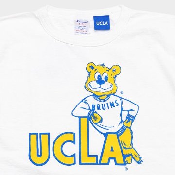 UCLA　チャンピオン（champion) 米国製　USA製　カレッジTシャツ C5-R304 クルーネック UCLA  ロゴ画像