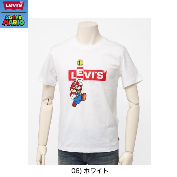 22491-07 グラフィッククルーネックTシャツ　 SUPERMARIO スーパーマリオ　＆リーバイス　コレボTシャツの画像
