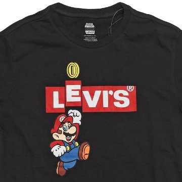 22491-07 グラフィッククルーネックTシャツ　 SUPERMARIO スーパーマリオ　＆リーバイス　コレボTシャツの画像