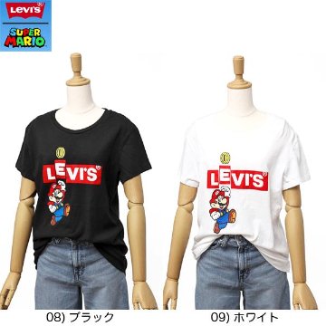 Lady LEVIS(リーバイス)　17369-09 リーバイス　X スーパーマリオ コラボＴシャツ　登場！の画像