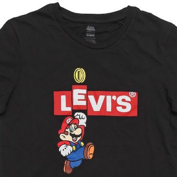 Lady LEVIS(リーバイス)　17369-09 リーバイス　X スーパーマリオ コラボＴシャツ　登場！の画像