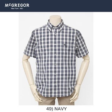McGREGOR 117160101　サッカー半袖ボタダウンシャツ の画像