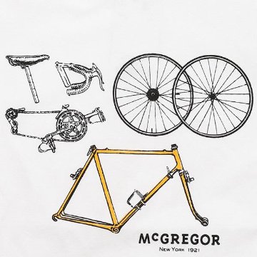 マッグレガー　メンズ半袖Ｔシャツ、111729107　サイクルパーツＴeeの画像