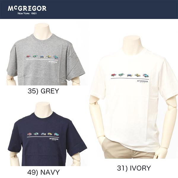 マッグレガー　メンズ半袖Ｔシャツ、111729306 50's　Car とマスコットベアのプリントＴの画像