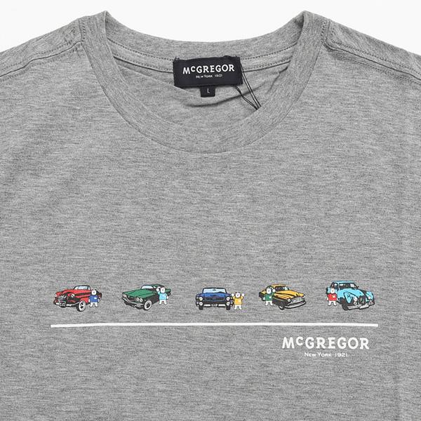 マッグレガー　メンズ半袖Ｔシャツ、111729306 50's　Car とマスコットベアのプリントＴの画像