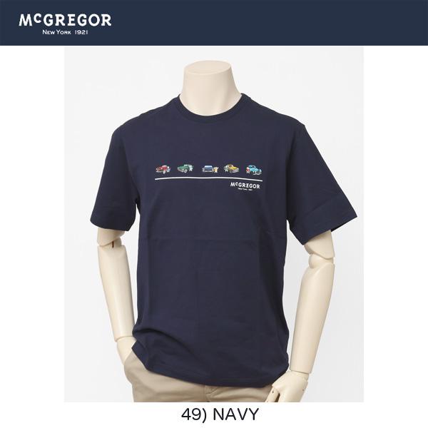 マッグレガー　メンズ半袖Ｔシャツ、111729306 50's　Car とマスコットベアのプリントＴの画像