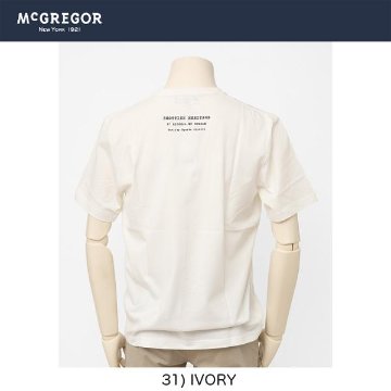マッグレガー　メンズ半袖Ｔシャツ、111729303 無地ポケットＴ　ロゴプリント入りの画像