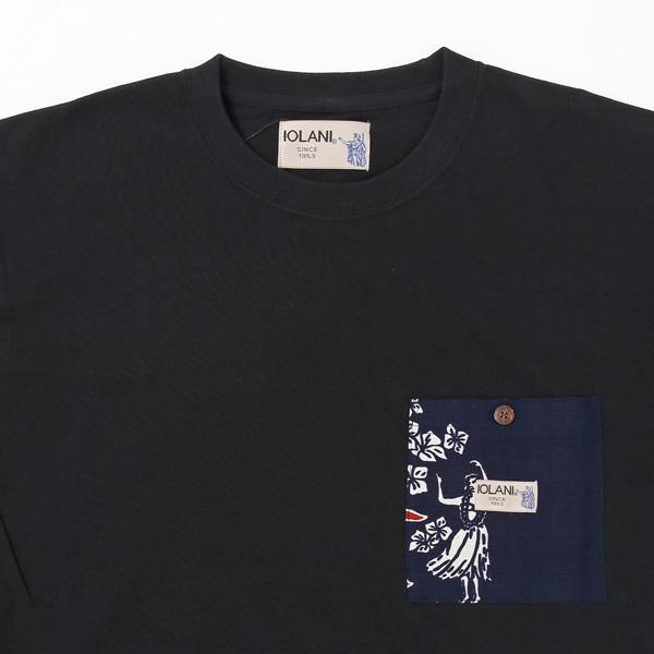 イオラニ　103706　ハワイアン　デザイン　ポケットＴシャツの画像
