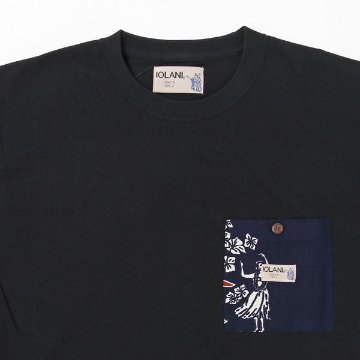 イオラニ　103706　ハワイアン　デザイン　ポケットＴシャツの画像
