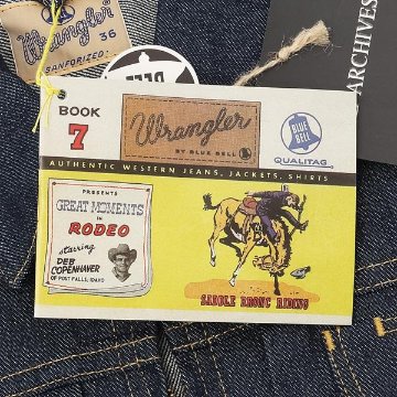 Wrangler アーカイブス　Ｗ9711　復刻 11MJ Z 初期型モデル 　189）Non Washの画像