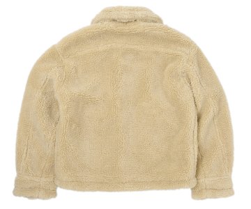 ALPHA アルファ　ボアブルゾン　衿付きボアブルゾン　TA7122-016　016）SAND BEIGH　ベージュ　サンドベージュの画像