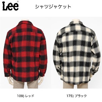 Lee ls1325　ワークシャツジャケット　バッファローチェック画像
