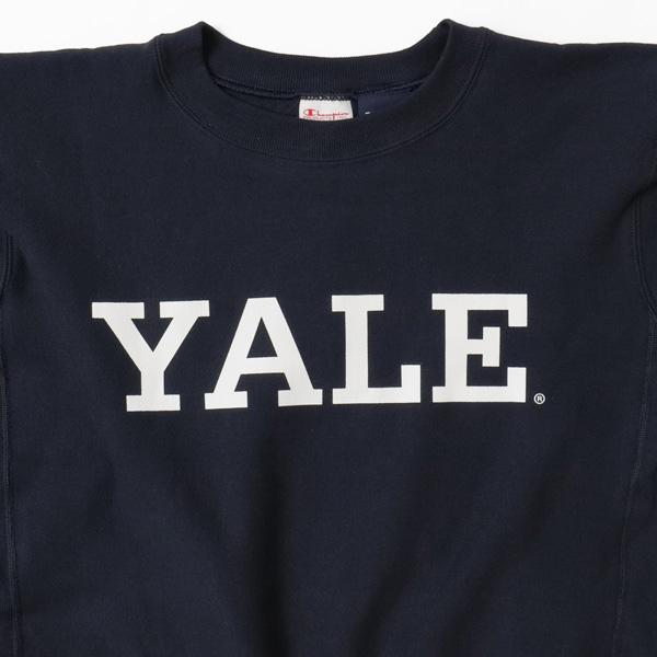 チャンピオン（champion) リバースウィーブ　クルーネックスウェット カレッジロゴ YALE  C5-S003の画像