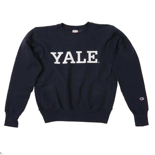 チャンピオン（champion) リバースウィーブ　クルーネックスウェット カレッジロゴ YALE  C5-S003の画像
