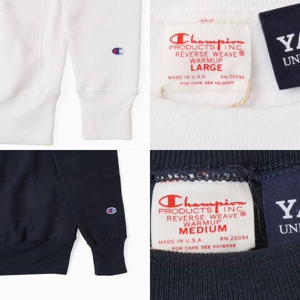 チャンピオン（champion) リバースウィーブ　クルーネックスウェット カレッジロゴ YALE  C5-S003の画像