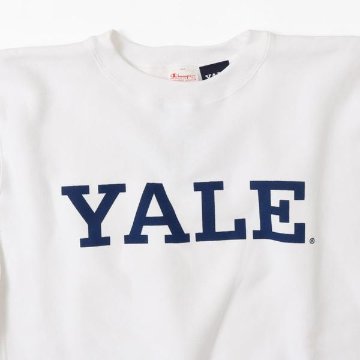 チャンピオン（champion) リバースウィーブ　クルーネックスウェット カレッジロゴ YALE  C5-S003の画像