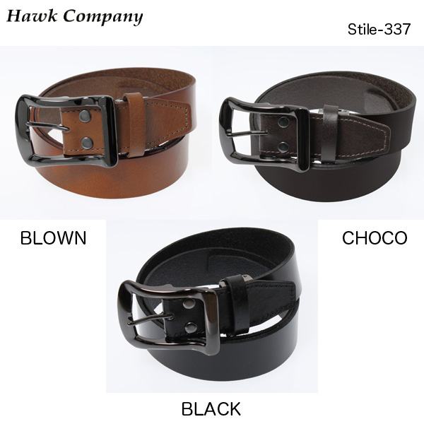 hawkcompany 337　牛革ベルト　40mm 巾　フリーサイズ100ｃｍまでの画像