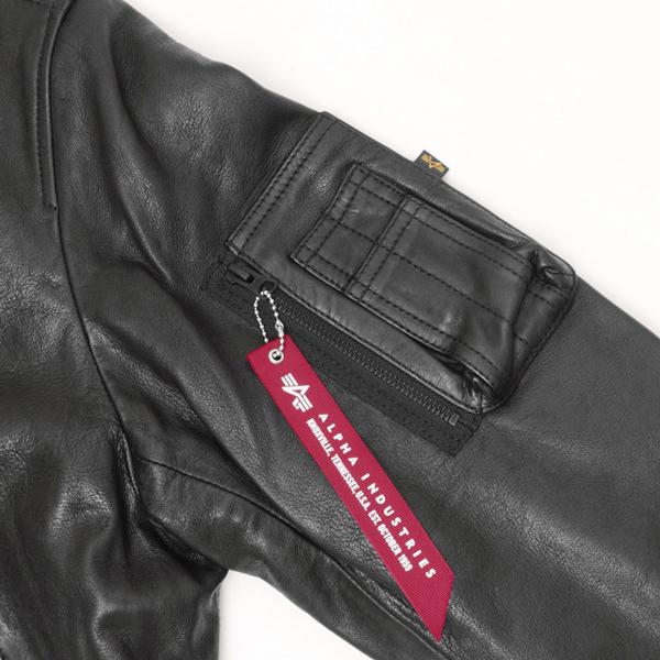 アルファ　Alpha Industries TA1490 MA-1　レザージャケット KNOXVILLE TENNESSEE USA EST.OCTOBER 1959 　/　ミりタリージャケット　の画像
