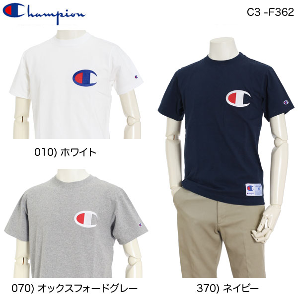 Champion　チャンピオン　Tシャツ、C3-F362　アクションスタイル  日本正規代理店製品　ビックロゴ　の画像