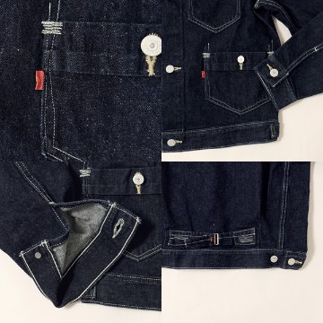 リーバイス　LEVI'S RED LR TRUCKER THE LIGHTS GO OUT　レッドタグ　パフュームモデル　トラッカージャケット　a0142-0000の画像