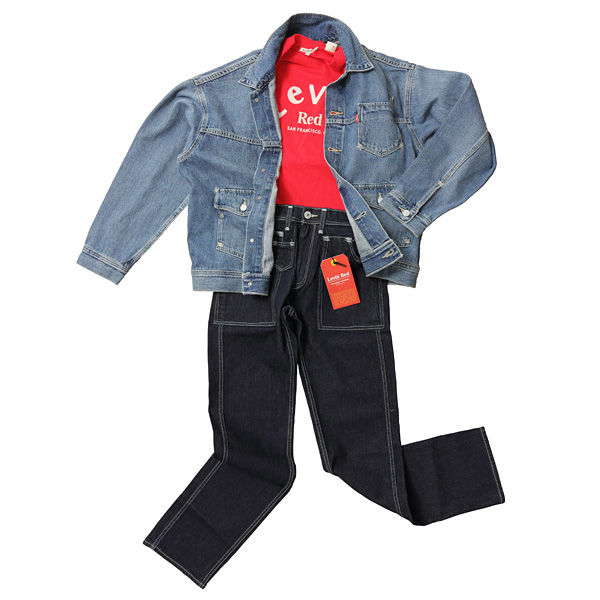 リーバイス　LEVI'S® RED　LR WMNS TRUCKER MIDDAY BREAK　レッドタブ　パフュームモデル　トラッカージャケット　a0153-0000の画像