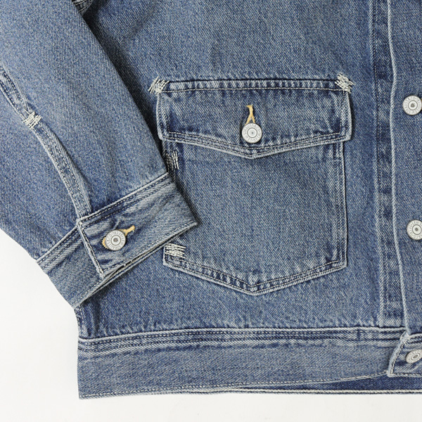 リーバイス　LEVI'S® RED　LR WMNS TRUCKER MIDDAY BREAK　レッドタブ　パフュームモデル　トラッカージャケット　a0153-0000の画像