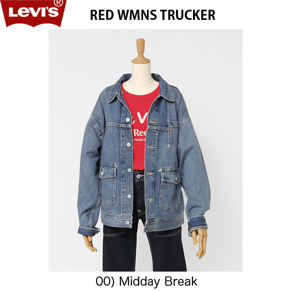 リーバイス　LEVI'S® RED　LR WMNS TRUCKER MIDDAY BREAK　レッドタブ　パフュームモデル　トラッカージャケット　a0153-0000の画像