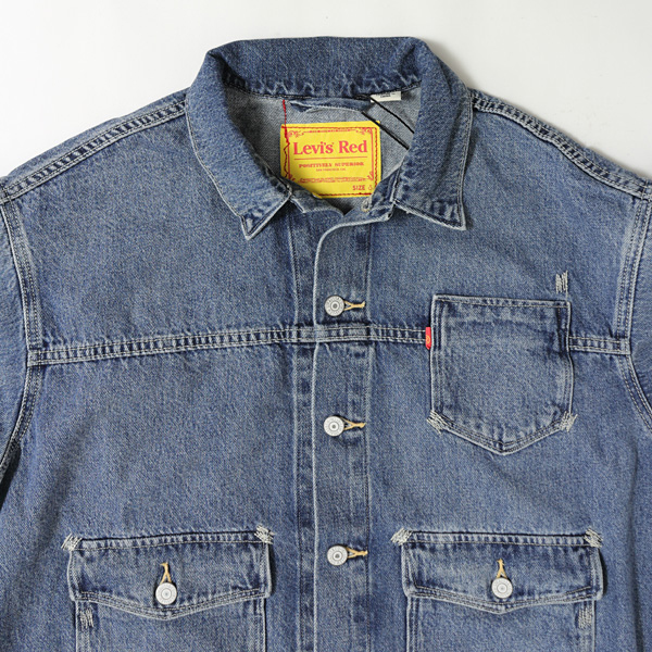 リーバイス　LEVI'S® RED　LR WMNS TRUCKER MIDDAY BREAK　レッドタブ　パフュームモデル　トラッカージャケット　a0153-0000の画像