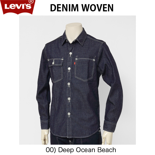 リーバイス LEVI'S RED LR DENIM WOVEN DEEP OCEAN BEACH レッドタブ