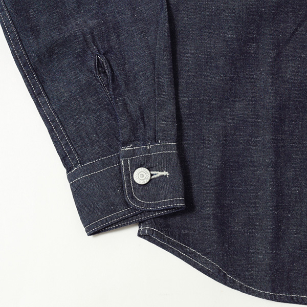 リーバイス　LEVI'S RED LR DENIM WOVEN DEEP OCEAN BEACH　レッドタブ　デニム長袖シャツ A0143-0000の画像