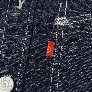 リーバイス　LEVI'S RED LR DENIM WOVEN DEEP OCEAN BEACH　レッドタブ　デニム長袖シャツ A0143-0000の画像