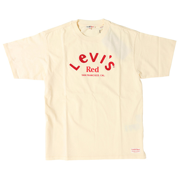 リーバイス LEVI'S RED　LR GRAPHIC TEE TRUE RED　LR GRAPHIC Tシャツ ECRU A0192-00の画像