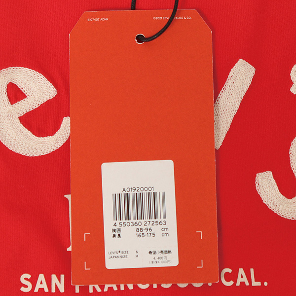 リーバイス LEVI'S RED　LR GRAPHIC TEE TRUE RED　LR GRAPHIC Tシャツ ECRU A0192-00の画像