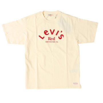 リーバイス LEVI'S RED　LR GRAPHIC TEE TRUE RED　LR GRAPHIC Tシャツ ECRU A0192-00の画像