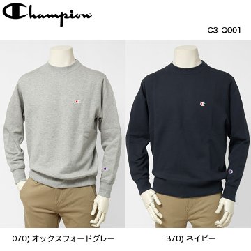チャンピオン champion クルーネック トレーナー　ワンポイント　スウェットシャツ  ベーシック C3-Q001の画像