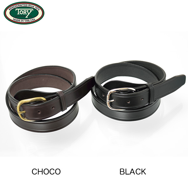 トリー tory 本革レザーベルト　1-1/4" Creased Breast Strap Beltの画像