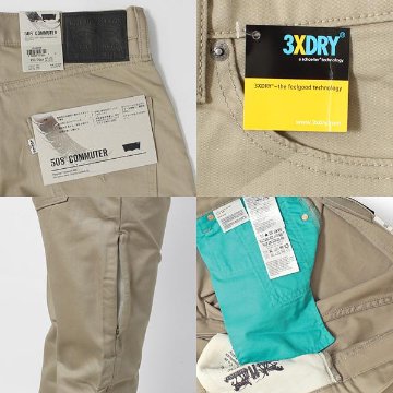 LEVI'S リーバイス　508 コミューター　ＣＯＭＭＵＴＥＲ ＲＥＧＵＬＡＲ　ＴＡＰＥＲＥＤ サイクルパンツの画像